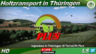 Holztransport irgendwo in Thüringen  FS22  LS22 [upl. by Nierman]