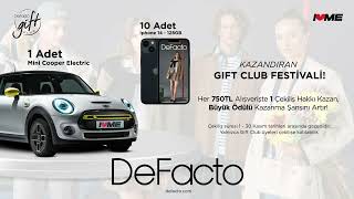 defacto Gift Club ile 750 TL Alışverişine Mini Cooper ve iPhone 14 Kazanma Fırsatını Kaçırma [upl. by Karlyn]