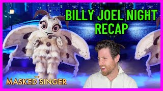 Billy Joel Night Clue Recap  Masked Singer [upl. by Hacceber325]