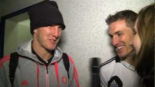 Bastian und Tobias Schweinsteiger im ExklusivInterview 13012013 [upl. by Tatum856]