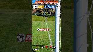 Corner Kick Challenge Left amp Right Precision Training ⚽🎯 [upl. by Dedric814]