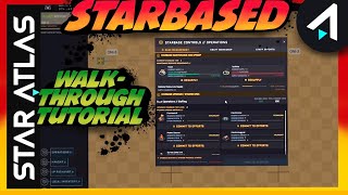 Star Atlas Starbased Walkthrough Tutorial [upl. by Sharla]