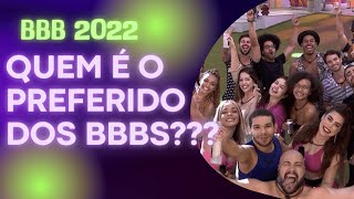 BBB 22 Enquete  Descubra Quem é o Preferido dos BBBs [upl. by Nelleoj]