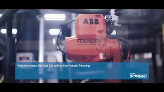 Conventional Zinc Die Casting Process  InLine Robotic Trimming [upl. by Mundy]