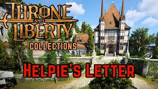 Helpies Letter Codex Collection  Throne and Liberty Guide [upl. by Rusticus]