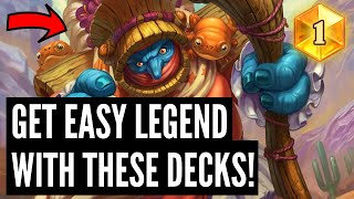 The 5 BEST DECKS to get LEGEND in Standard Wild and Twist after the SNAKE NERF [upl. by Tullus227]