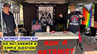 The Simple Question Satanist Dawah Guy Couldnt Answer [upl. by Ailin166]