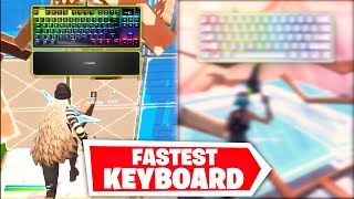 What Keyboard does the Fastest Editor use in Fortnite Top 5 Fastest Editors [upl. by Quin21]