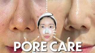 Realistic Instant Steps to Care for Blackheads Whiteheads Sebaceous Filaments💪 [upl. by Adnalro]