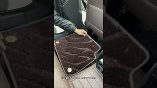 Nappa leather car floor mat [upl. by Joashus]