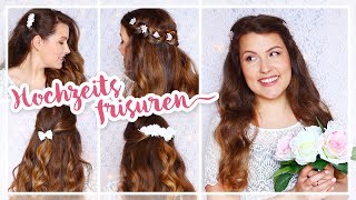 Ich teste FRISUREN für meine HOCHZEIT TypischSissi [upl. by Lunetta]