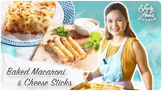 Baked Macaroni and Cheese Sticks  Judy Anns Kitchen [upl. by Ennail]