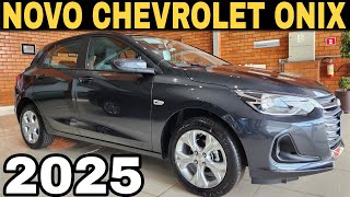 NOVO CHEVROLET ONIX LTZ 2025 TURBO AUTOMÁTICO  AVALIAÇÃO EM DETALHES [upl. by Fanni]