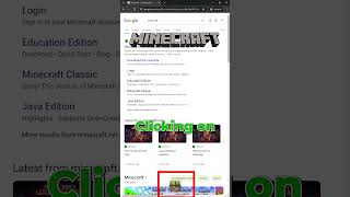 Googles Minecraft Easter Egg 2024 minecraft easteregg [upl. by Orji104]