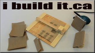 Easy To Make Sandpaper Cutter [upl. by Ahsropal]