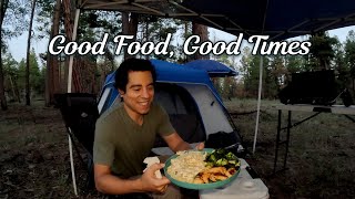 Camping Cooking and Just Out Relaxing in Nature  Coconino National Forest [upl. by Adihsaar]