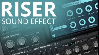 Riser Sound Effect 2  125bpm [upl. by Nnylirej]