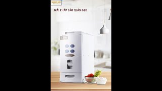 Thùng gạo âm tủ RB181 Grob [upl. by Amada]