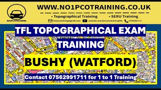 BUSHEY WD19 TO WD17 TOPOGRAPHICAL SKILLS ASSESSMENT FEBRUARY 2024 TFL TOPOGRAPHICAL EXAM TRAINING [upl. by Hafeenah]