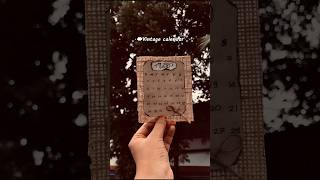 DIY vintage calendar ✨🤎 Im rish [upl. by Aoht]