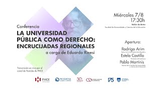 La universidad pública como derecho encrucijadas regionales [upl. by Auqinimod955]