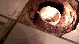 How to Replace a PVC Toilet Flange Pt 2 [upl. by Melcher649]