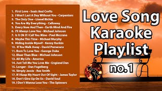 19 Love Song Karaoke Playlist 1  Cruisin 1 Playlist karaoke version [upl. by Ahtebat]