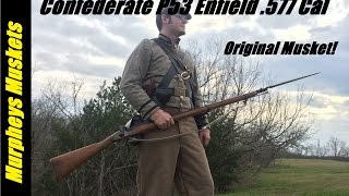 Shooting An Original 1853 Enfield Rifle Musket [upl. by Derian]