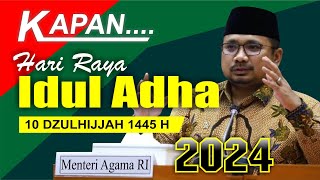 Kapan Idul Adha 2024  Hari Raya Idul Adha 2024 jatuh pada tanggal  10 Dzulhijjah  Kalender 2024 [upl. by Ellehsad]