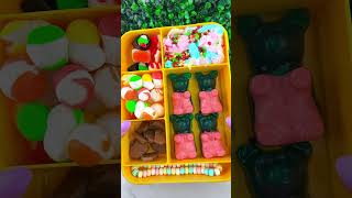 Packing School Lunch with Cotton CANDY Food BENTO Box Satisfying Video ASMR asmr 🍭🍫 [upl. by Gifford874]