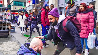 Beating A Homeless Man in Public Social Experiment [upl. by Jahn]