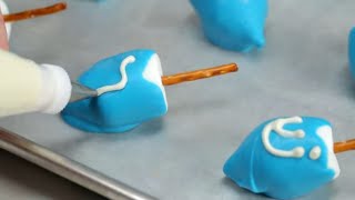 How To Make Marshmallow Dreidels for Hanukkah  Southern Living [upl. by Pani]