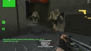 Counter Strike Source gameplay video with the Zombie Hell Mod [upl. by Turrell771]