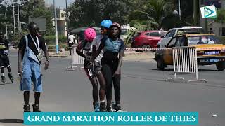 Grand Marathon Roller de thiès 2023 les temps forts [upl. by Peskoff]