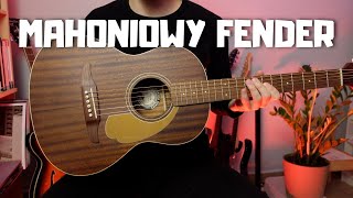 MAHONIOWY FENDER  WARTO Tania Gitara Akustyczna Do 1000zł Test i Recenzja Fender Sonoran Mini [upl. by Clorinda]