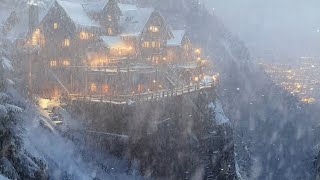 Soothing Snowstorm Sounds for Sleep Strong Winds amp Snowfall  Peaceful Winter ASMR  Relax [upl. by Bekaj]