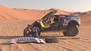 Dakar Rally 2024 Stage 6b  Broken Steering Arm for Nasser AlAttiyah [upl. by Deevan457]