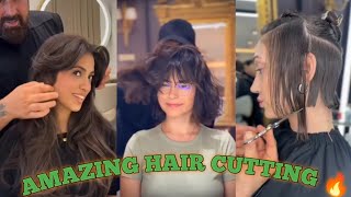 BEAUTIFUL HAIR CUTTING ✂️ TUTORIALS 🔥HEATHERPIZZULLIHAIR SALON [upl. by Philender710]