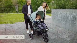 ABC Design Salsa Run Sportkinderwagen zum Laufen Joggen amp Skaten  Kollektion 2024 Emotion [upl. by Nebuer]