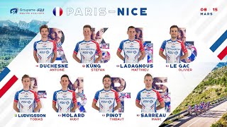 La composition de lÉquipe cycliste GroupamaFDJ pour ParisNice 2020 [upl. by Richel]