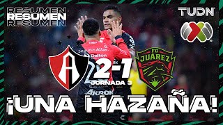 HIGHLIGHTS  Atlas 21 FC Juárez  Liga Mx  CL2024 J3  TUDN [upl. by Dorothee]