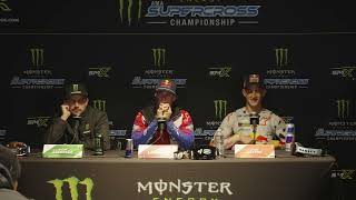 Monster Energy Supercross Press Conference Round 1  Anaheim 2024 [upl. by Cheria]