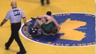 Wrestling Championship semifinals 132lbs Shane Griffith beats Nick Farro [upl. by Gelya]