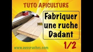 TUTO apiculture  fabrication dune ruche dadant 10 cadres en détail 12 wwwavosruchescom [upl. by Asiak]