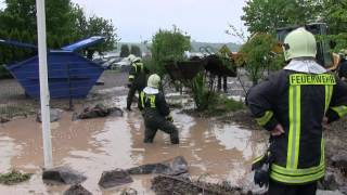 Campingplatz Seeburg  Unwetter [upl. by Lundeen]