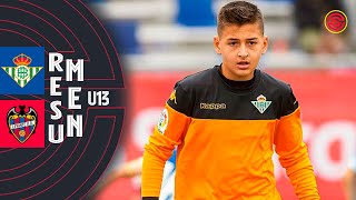 RESUMEN Real Betis vs Levante UD Infantil U13 2021 [upl. by Llerehc]