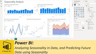 Power BI Analyzing Seasonality in Data and Predicting Future Data using Seasonality [upl. by Charmane896]