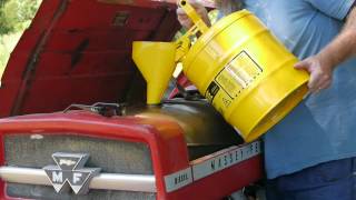 Justrite 5 Gallon Safety Can DIESEL  GAS CAN Review [upl. by Anidnamra]