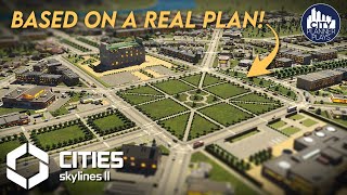 Starting a New City in Cities Skylines 2 Inspired by a Real Master Plan [upl. by Llertnov899]