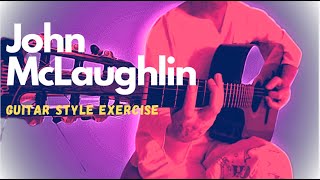 John McLaughlin Guitar Exercises Alternate Picking FREE PDF [upl. by Edita636]